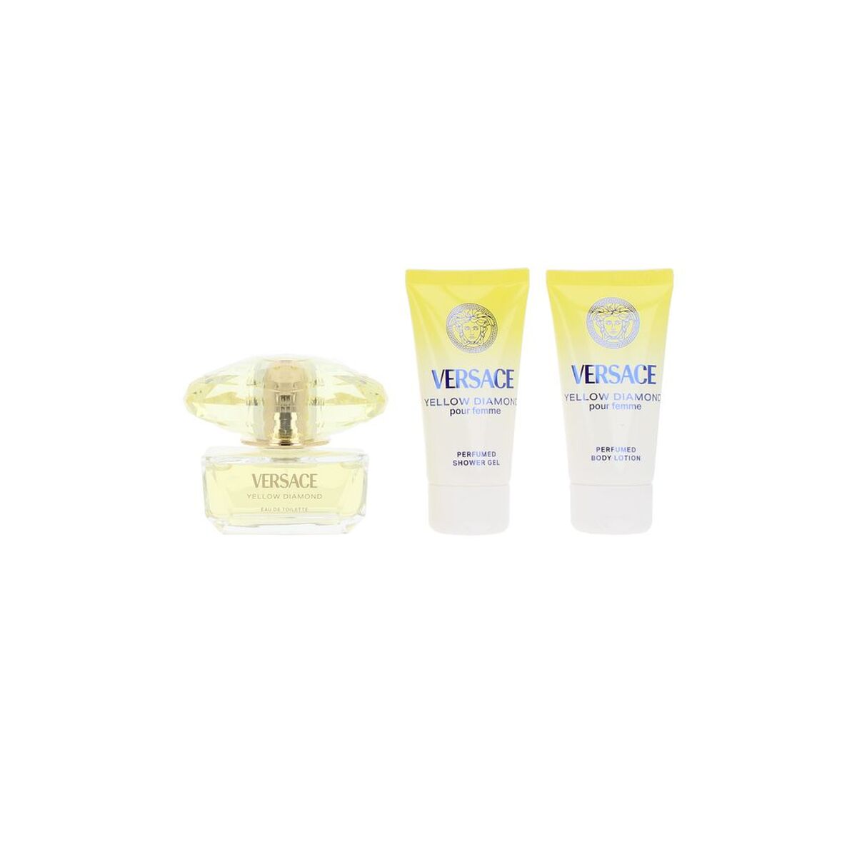 Women's Perfume Set Versace YELLOW DIAMOND 3 Pieces for Women product packaging
