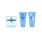 Men's Perfume Set Versace EAU FRAICHE MAN 3 Pieces for Men product packaging