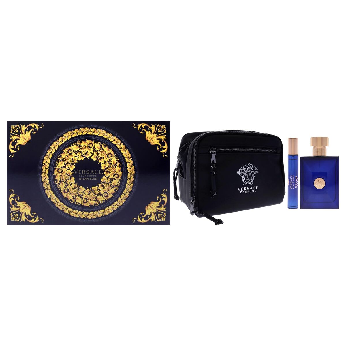 Men's Perfume Set Versace DYLAN BLUE for Men product packaging