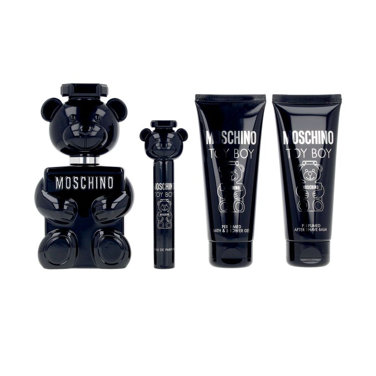 Men's Perfume Set Moschino TOY BOY 4 Pieces product packaging