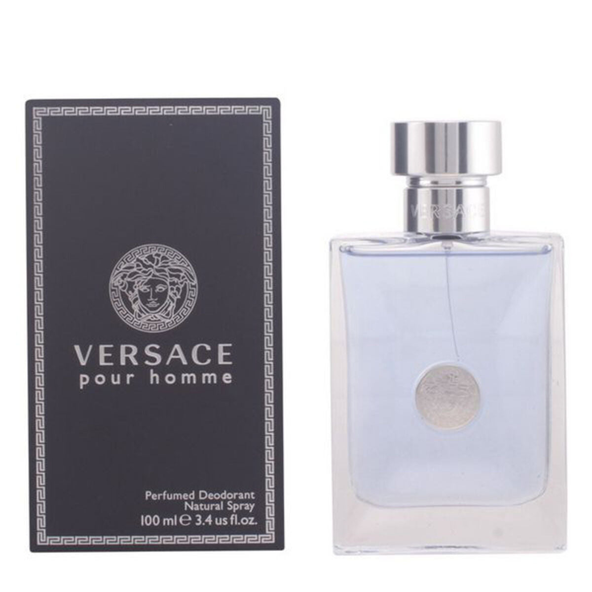 Spray Deodorant Versace Pour Homme 100 ml for Men product packaging