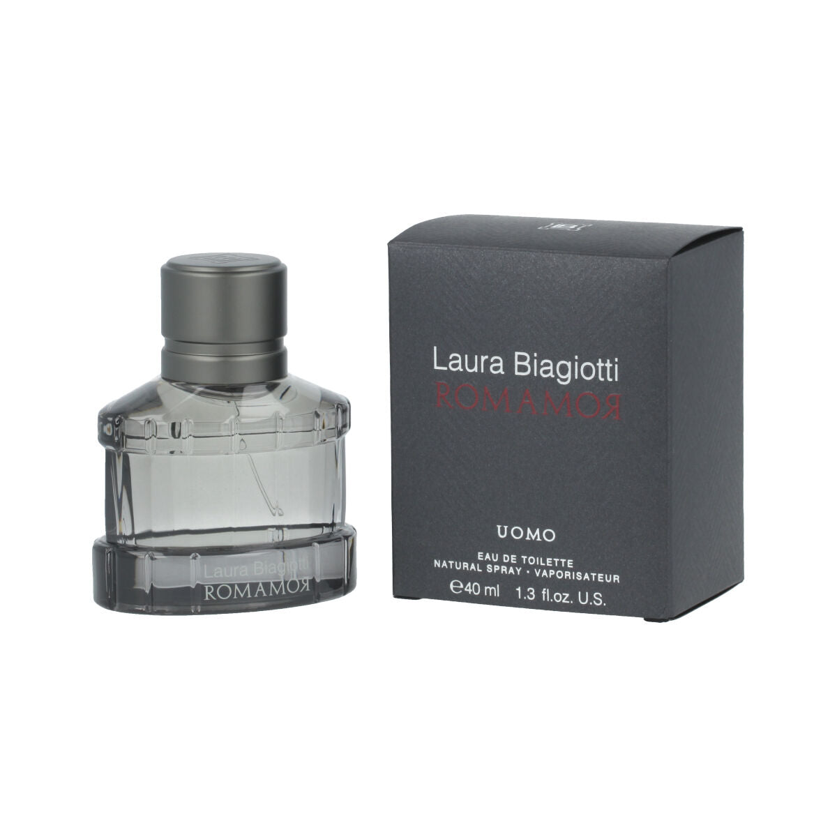 Men's Perfume Laura Biagiotti RomamoR Uomo EDT Spray White Men for Men bottle