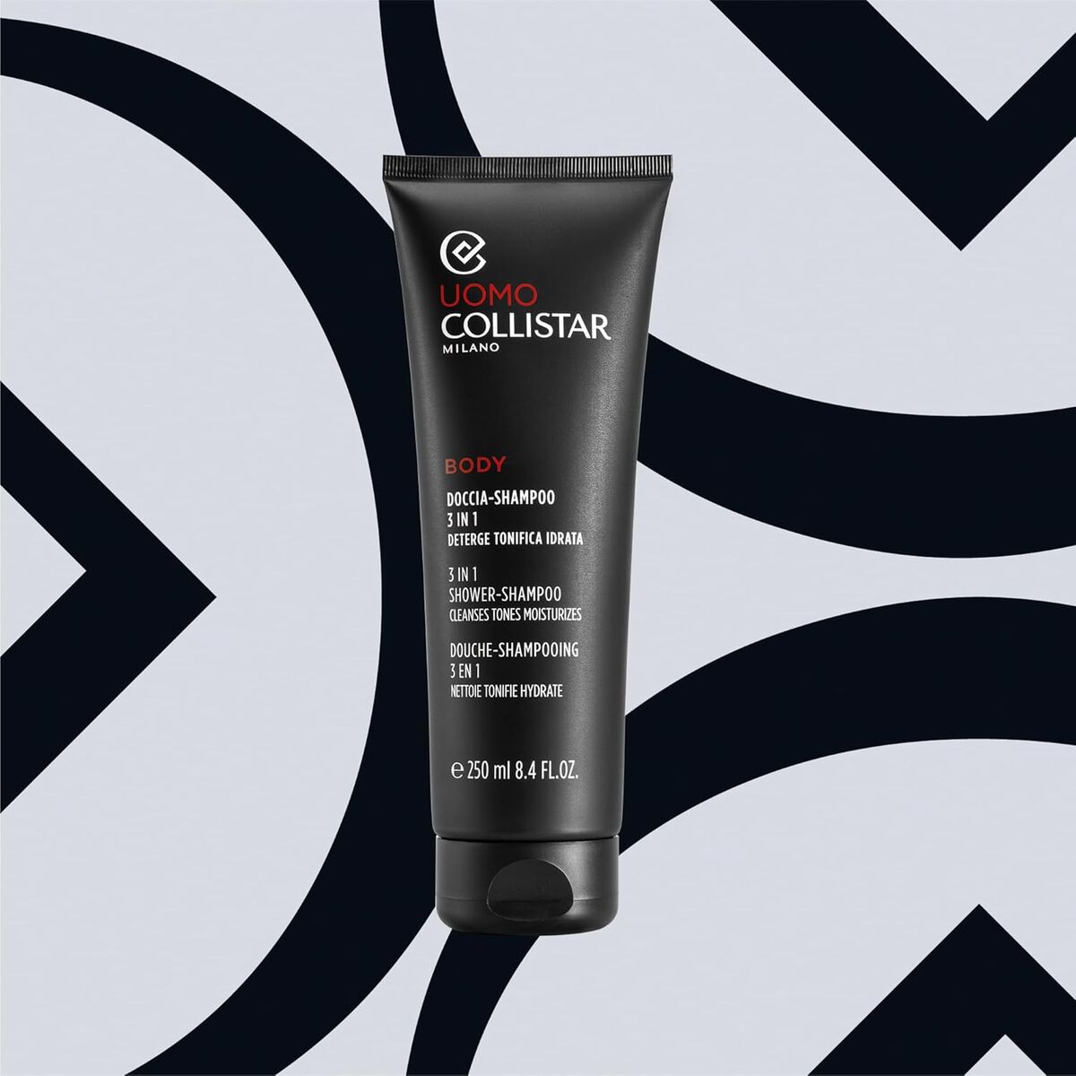 Shampoo Collistar UOMO 250 ml for Men shampoo bottle