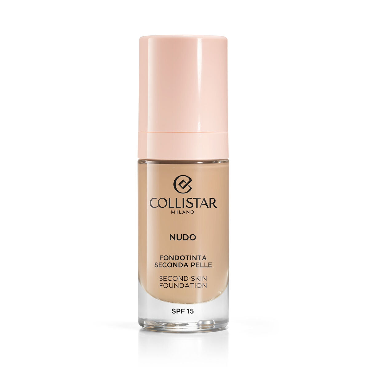 Fluid Foundation Make-up Collistar NUDO Nº 2R Beige rosato Spf 15 30 ml makeup packaging
