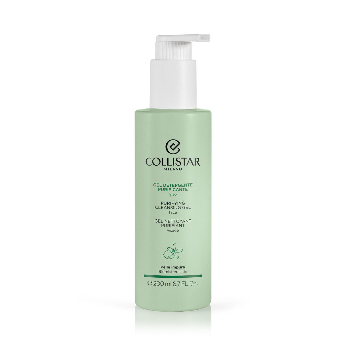 Purifying Gel Cleanser Collistar 200 ml for Women skincare packaging