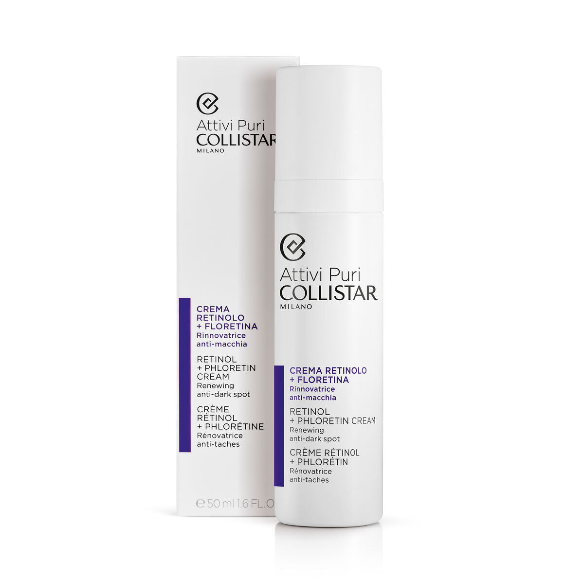 Facial Cream Collistar Attivi Puri 50 ml for Women skincare packaging