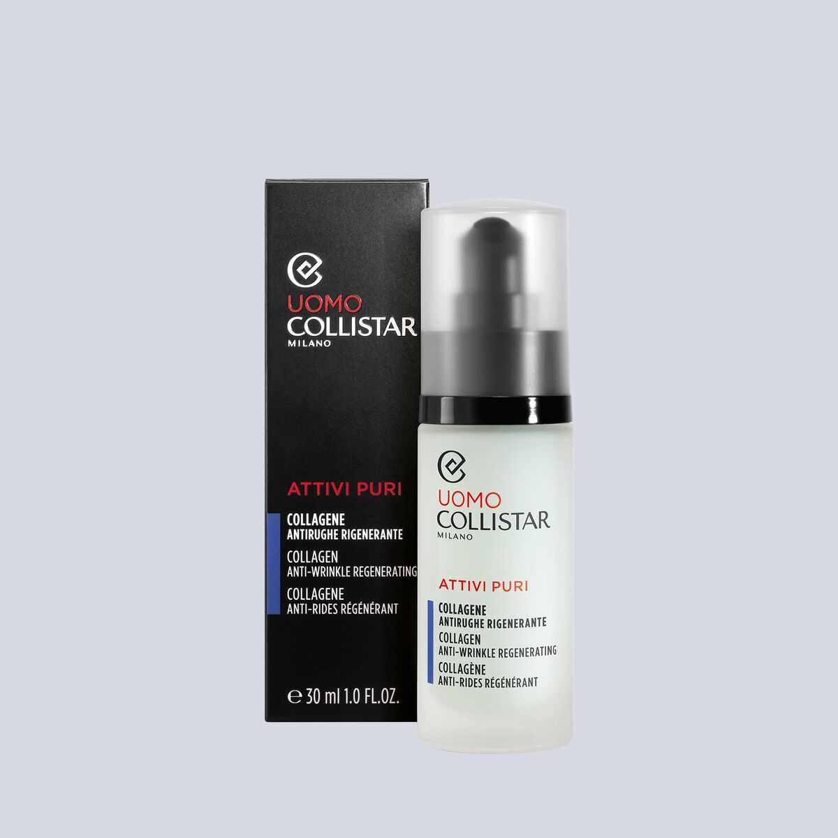 Facial Cream Collistar UOMO 30 ml for Men skincare packaging