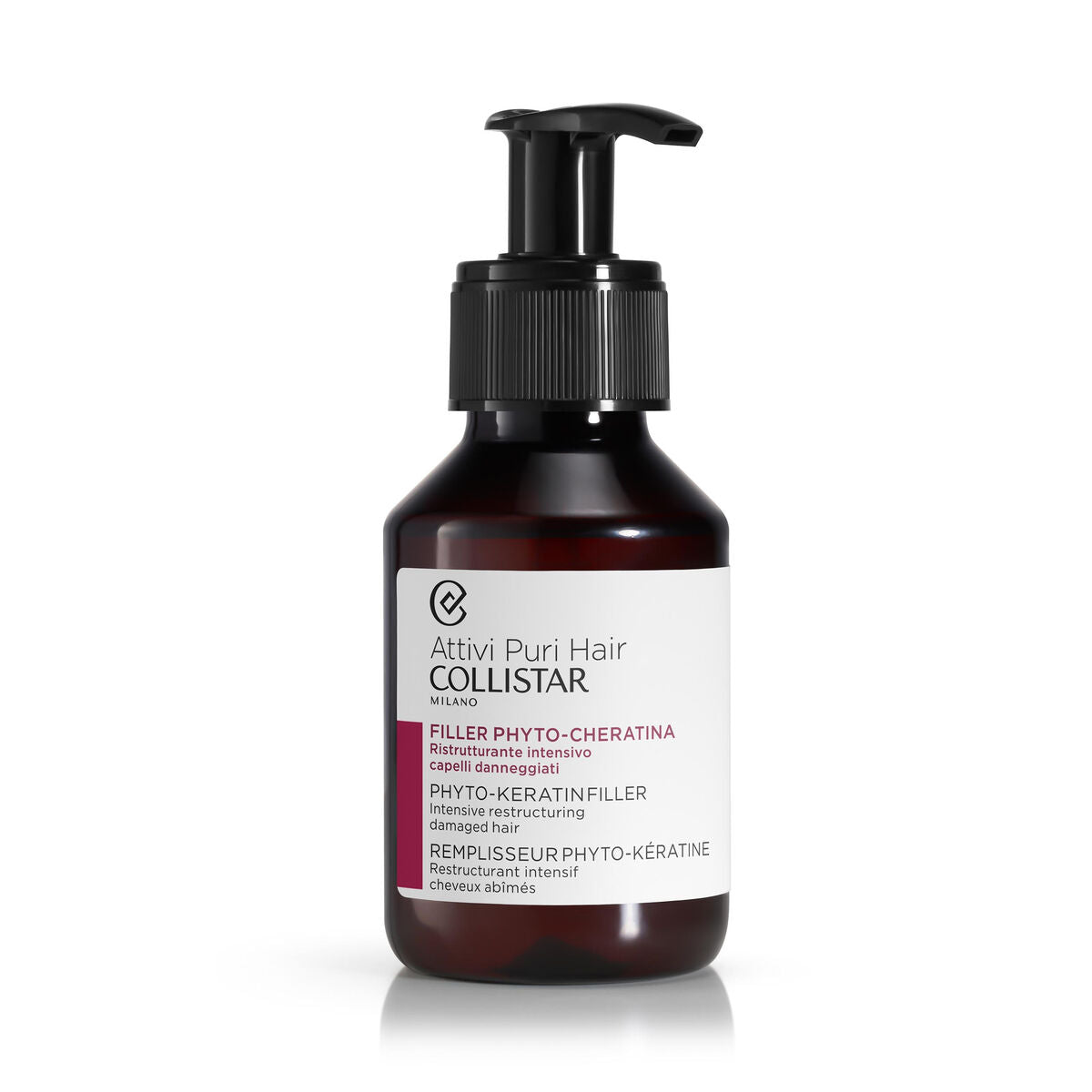 Hair Reconstruction Care Collistar FITOQUERATINA for Women product packaging