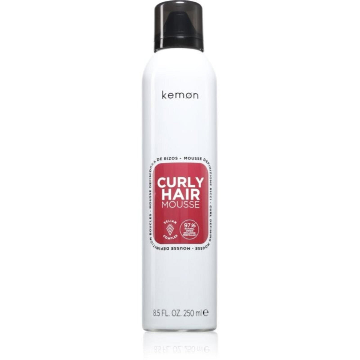 Kemon, Curly Hair Mousse, Hair Styling Mousse, Volume, Medium, 250 ml