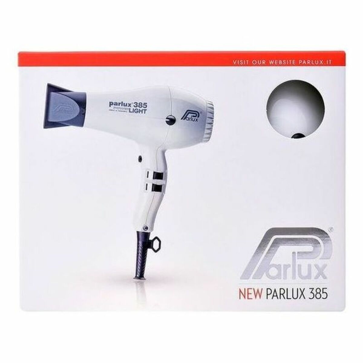 Hairdryer Parlux ASCIUGACAPELLI PARLUX 385 White product packaging