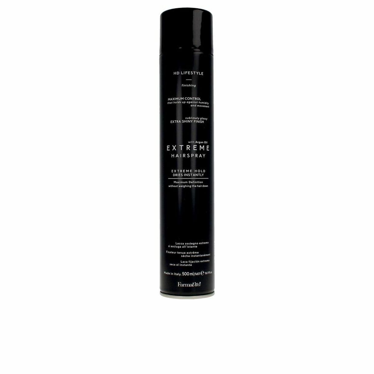 Hair Spray Farmavita Hd Life Style 500 ml product packaging
