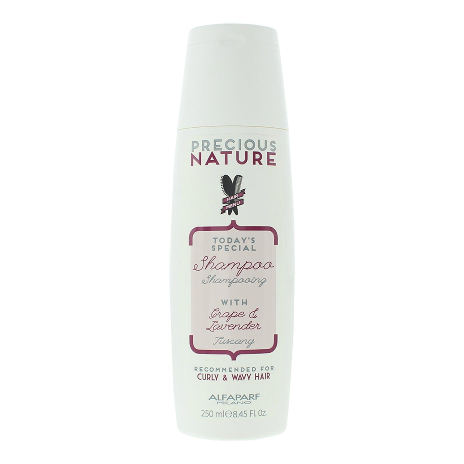 Alfaparf, Precious Nature Grape & Lavender, Hair Shampoo, 250 ml