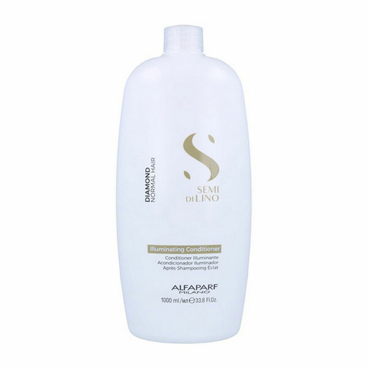 Conditioner Alfaparf Milano Semi Di Lino Diamond 1 L Highlighter conditioner bottle