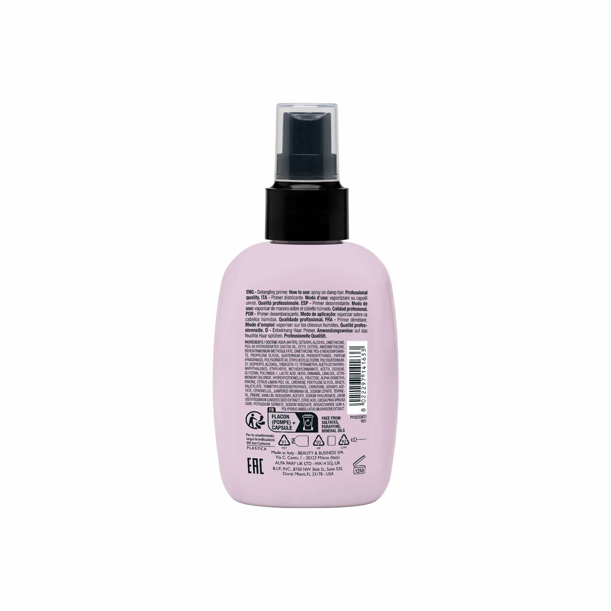 Curling Tongs Alfaparf Milano STYLE & CARE 125 ml for Women product packaging