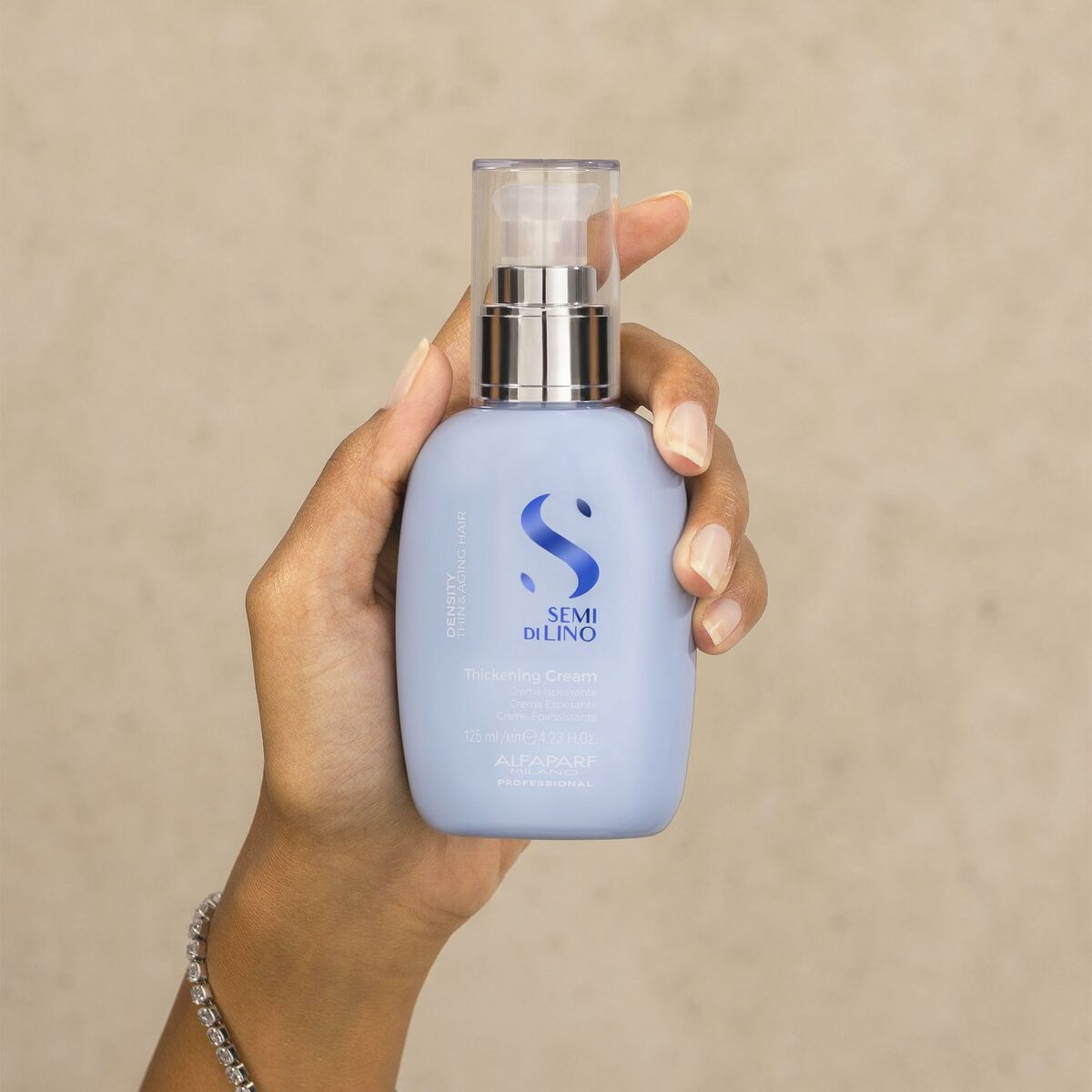 Shampoo Alfaparf Milano SEMI DI LINO 125 ml for Women shampoo bottle