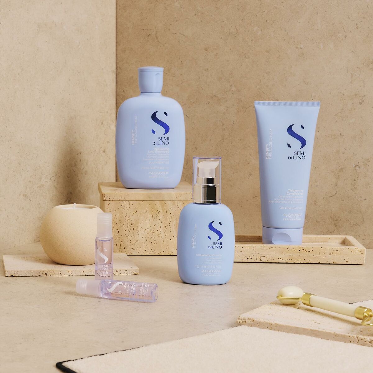 Shampoo Alfaparf Milano SEMI DI LINO 125 ml for Women shampoo bottle