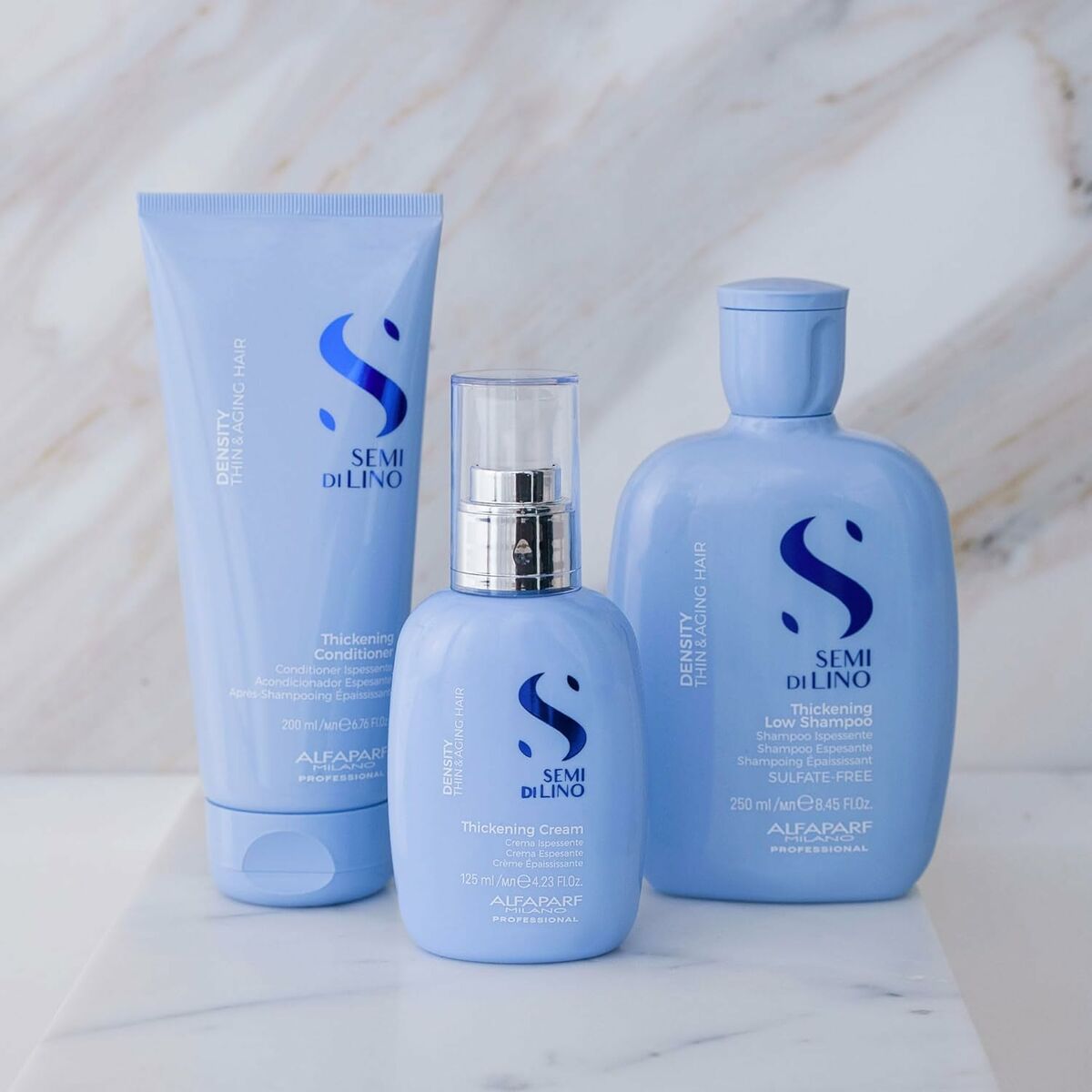 Shampoo Alfaparf Milano SEMI DI LINO 125 ml for Women shampoo bottle