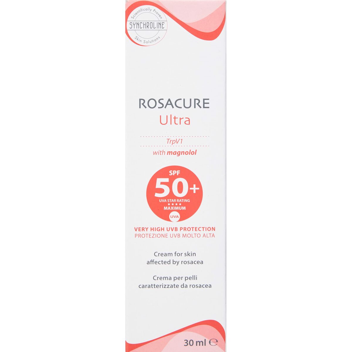 Day Cream Rosacure Spf 50 30 ml skincare packaging