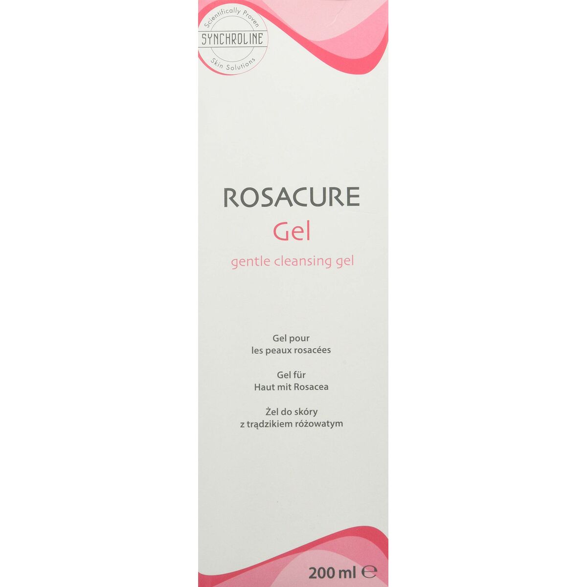 Facial Cleansing Gel Rosacure Gel 200 ml skincare packaging