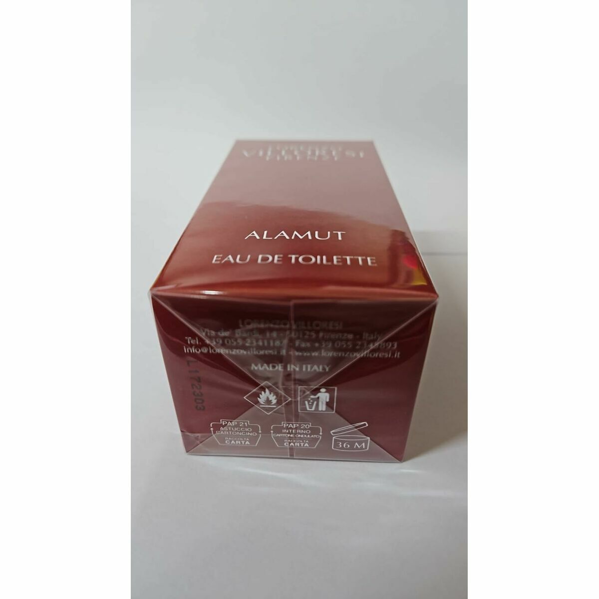 Women's Perfume Lorenzo Villoresi Firenze Alamut 100 ml product packaging