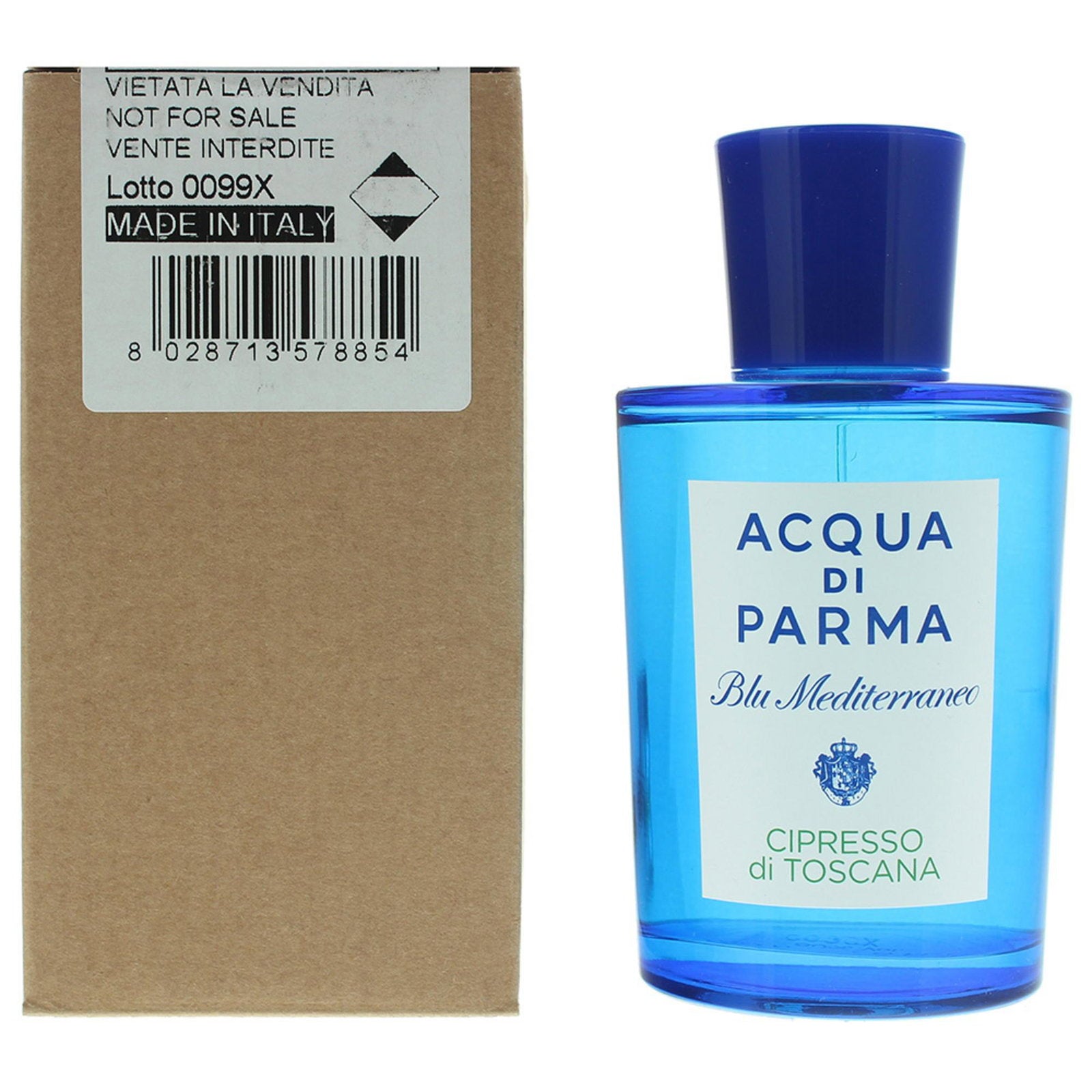 Acqua di Parma, Blu Mediterraneo - Cipresso di Toscana, Eau De Toilette, Unisex, 150 ml *Tester