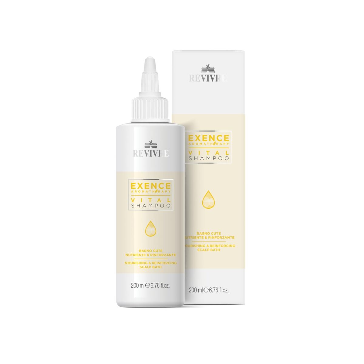 Shampoo Revivre EXENCE Vital 200 ml shampoo bottle