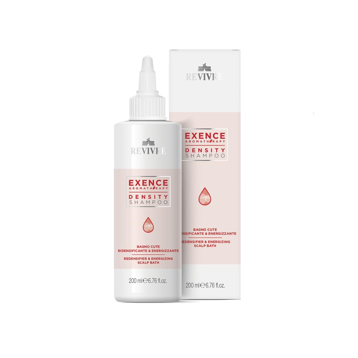 Shampoo Revivre EXENCE Density 200 ml shampoo bottle