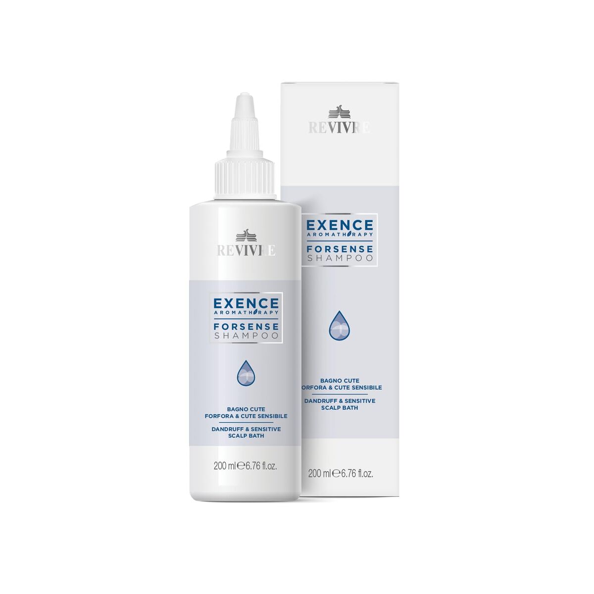 Shampoo Revivre EXENCE Forsense 200 ml shampoo bottle