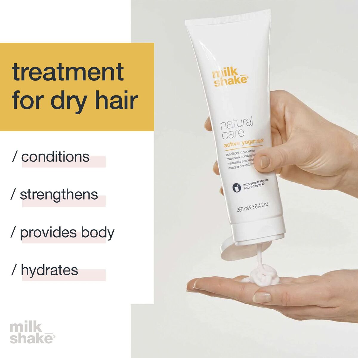 Hair Mask Milk Shake hair mask packaging