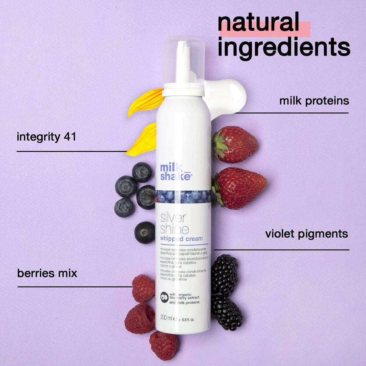 Foam Conditioner Milk Shake F0012961 200 ml for Women conditioner bottle