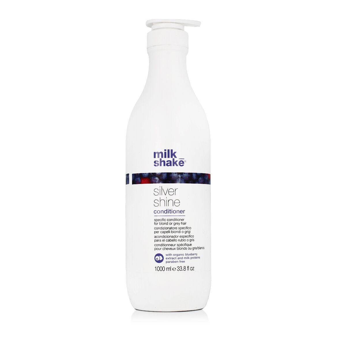 Conditioner for Blonde or Graying Hair Milk Shake conditioner bottle