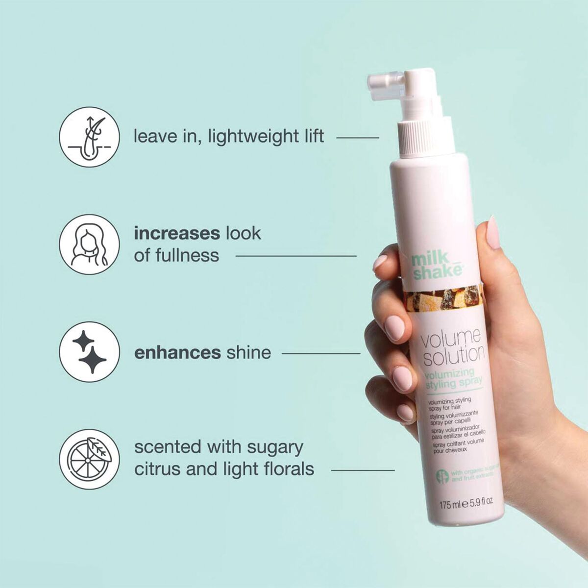 Hair Spray Milk Shake product packaging