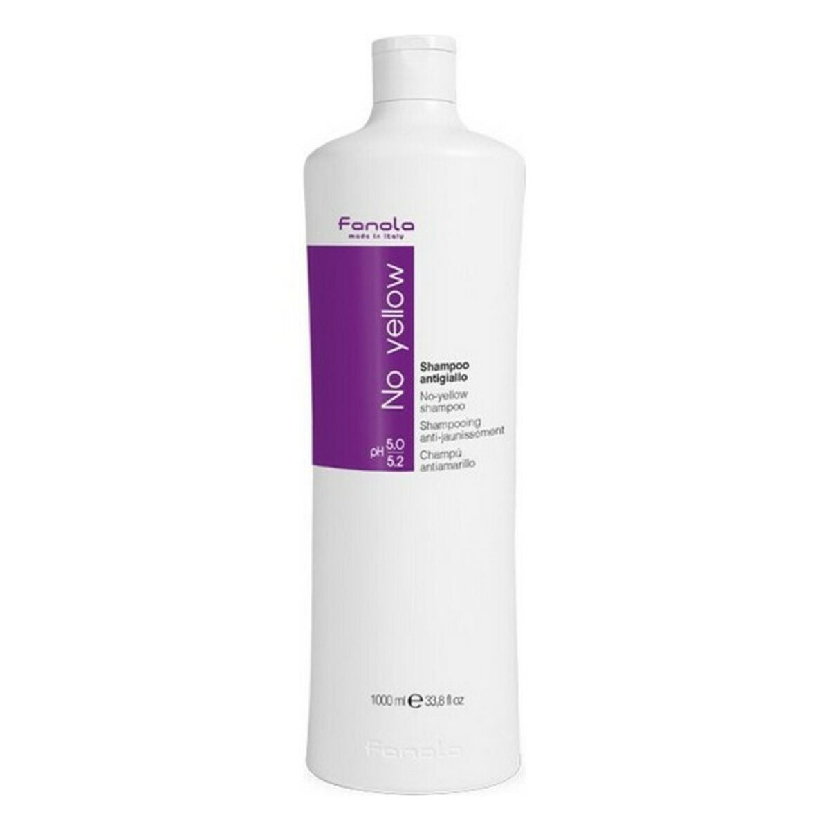 Shampoo Fanola No Yellow 1 L shampoo bottle
