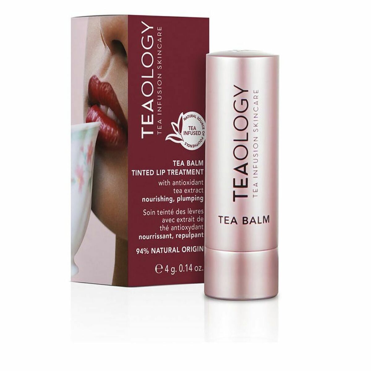Lip Balm Teaology Tea Balm Berry tea 4 g Tea Lipstick for Women skincare packaging