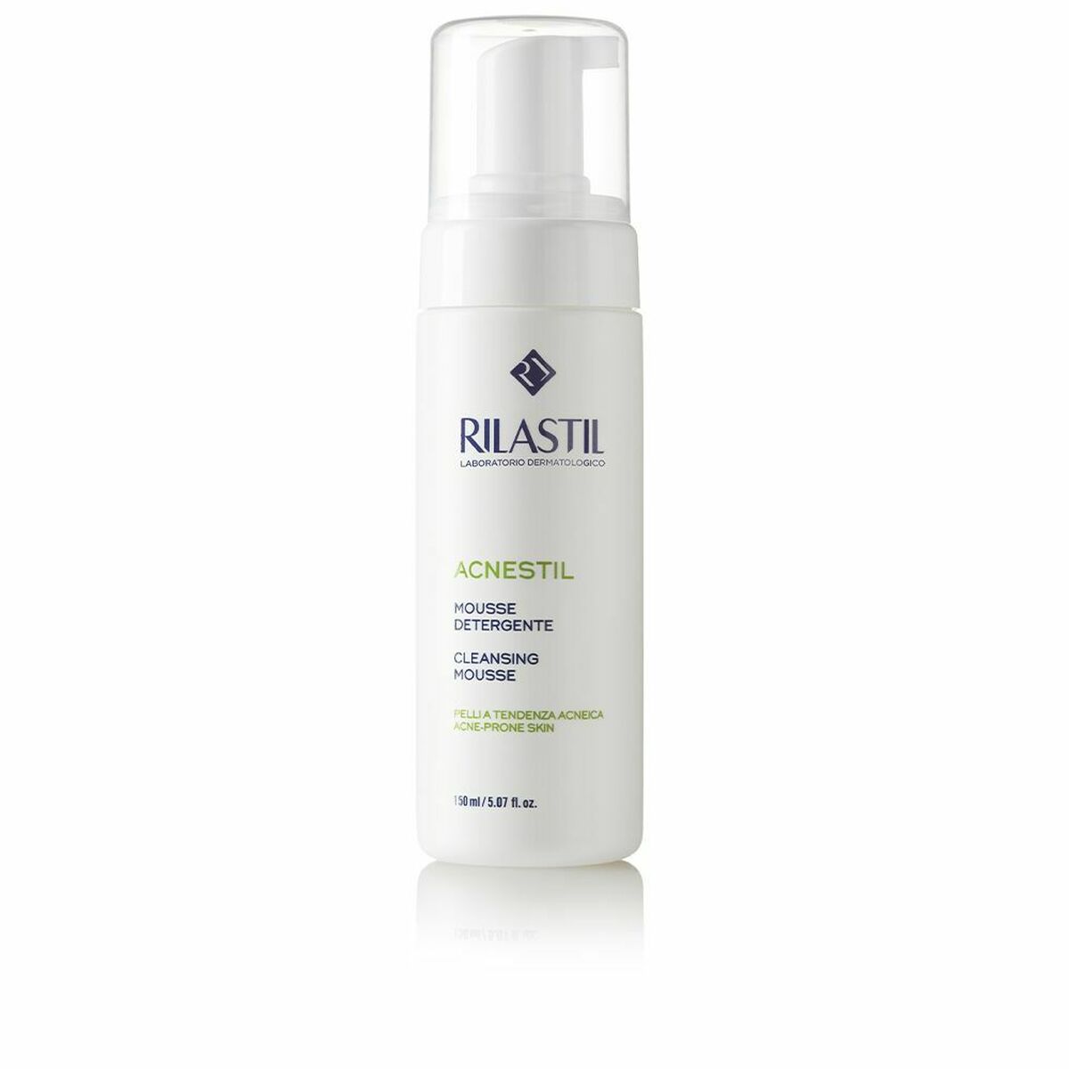 Cleansing Mousse Rilastil Acnestil 150 ml product packaging