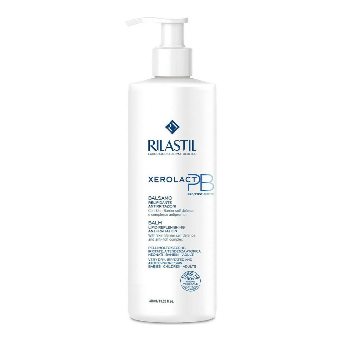 Soothing Balsam for Itching and Irritated Skin Rilastil D29065100 400 ml product packaging