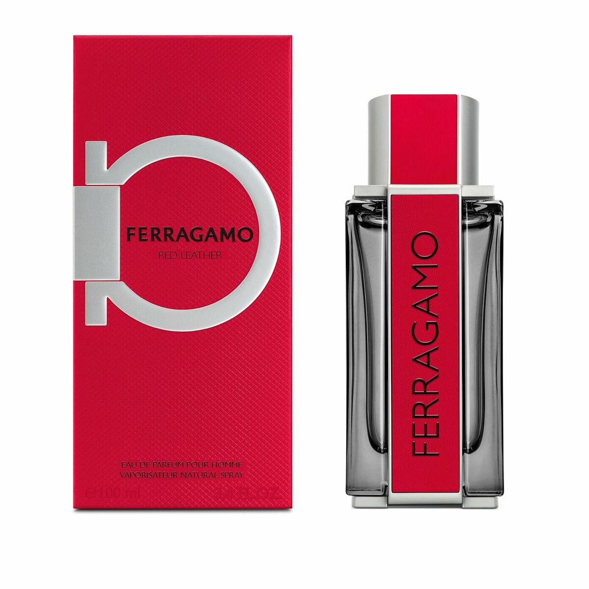 Men's Perfume Salvatore Ferragamo Red Leather EDP 100 ml for Men bottle