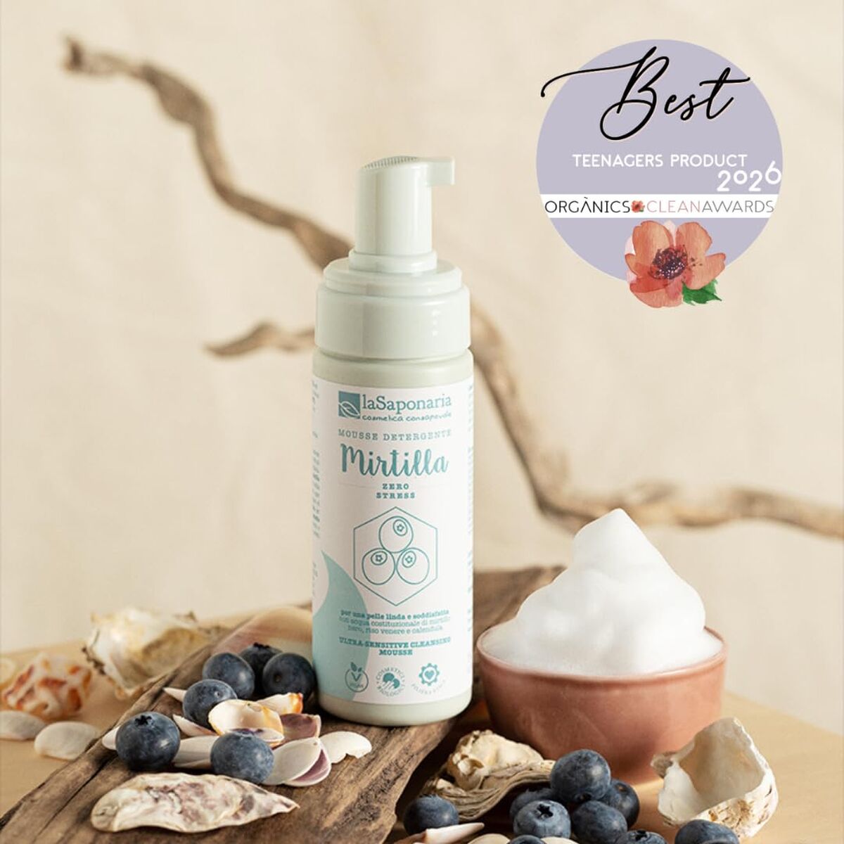 Cleansing Foam La Saponaria for Women product packaging