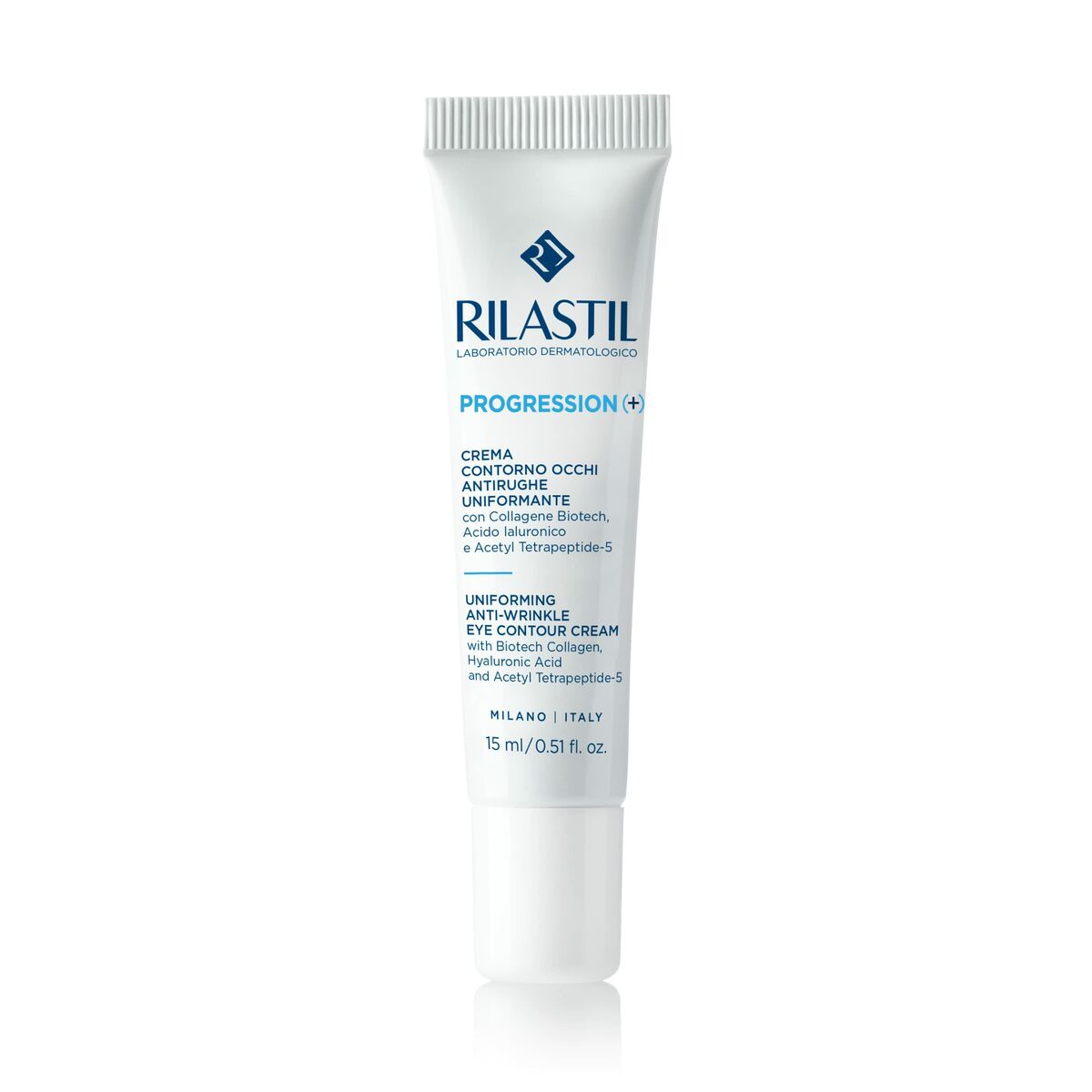 Eye Contour Rilastil PROGRESSION(+) 15 ml Anti-Wrinkle product packaging