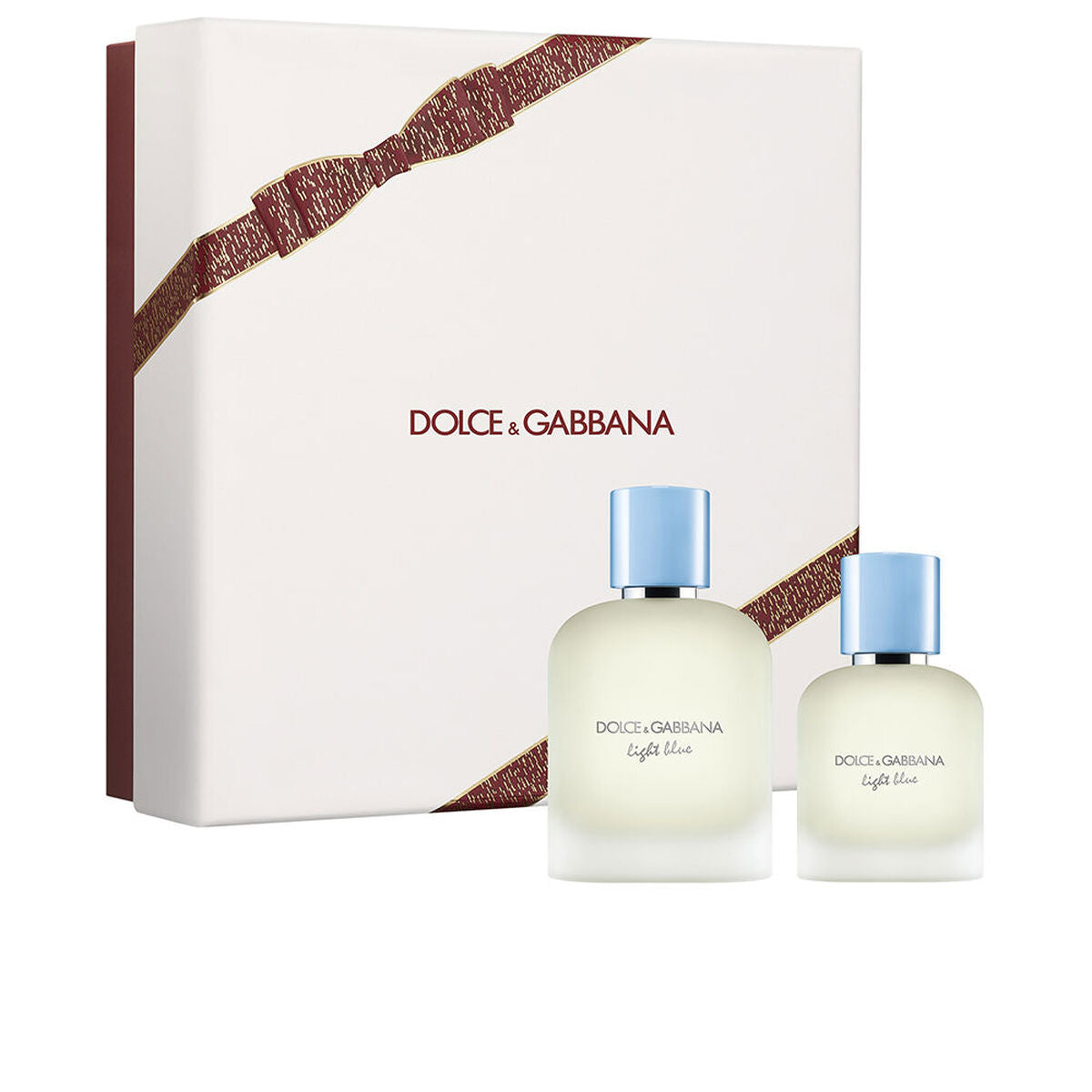 Men's Perfume Set Dolce & Gabbana LIGHT BLUE POUR HOMME 2 Pieces product packaging