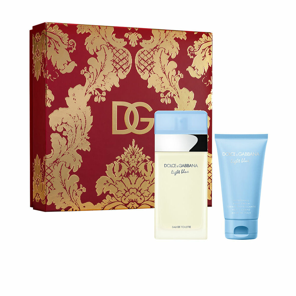 Women's Perfume Set Dolce & Gabbana Light Blue Pour Femme 2 Pieces for Women product packaging