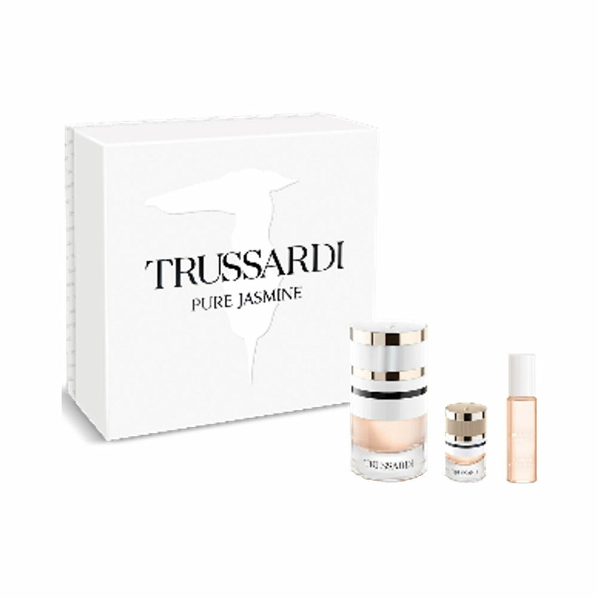 Women's Perfume Set Trussardi Pure Jasmine 3 Pieces for Women product packaging