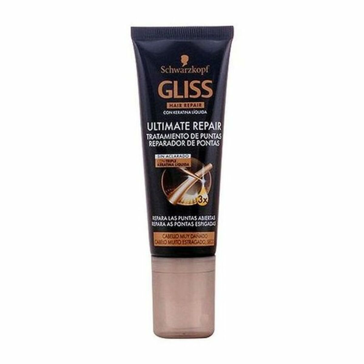 Splint End Regenerator Schwarzkopf Gliss Ultimate Repair 50 ml product packaging