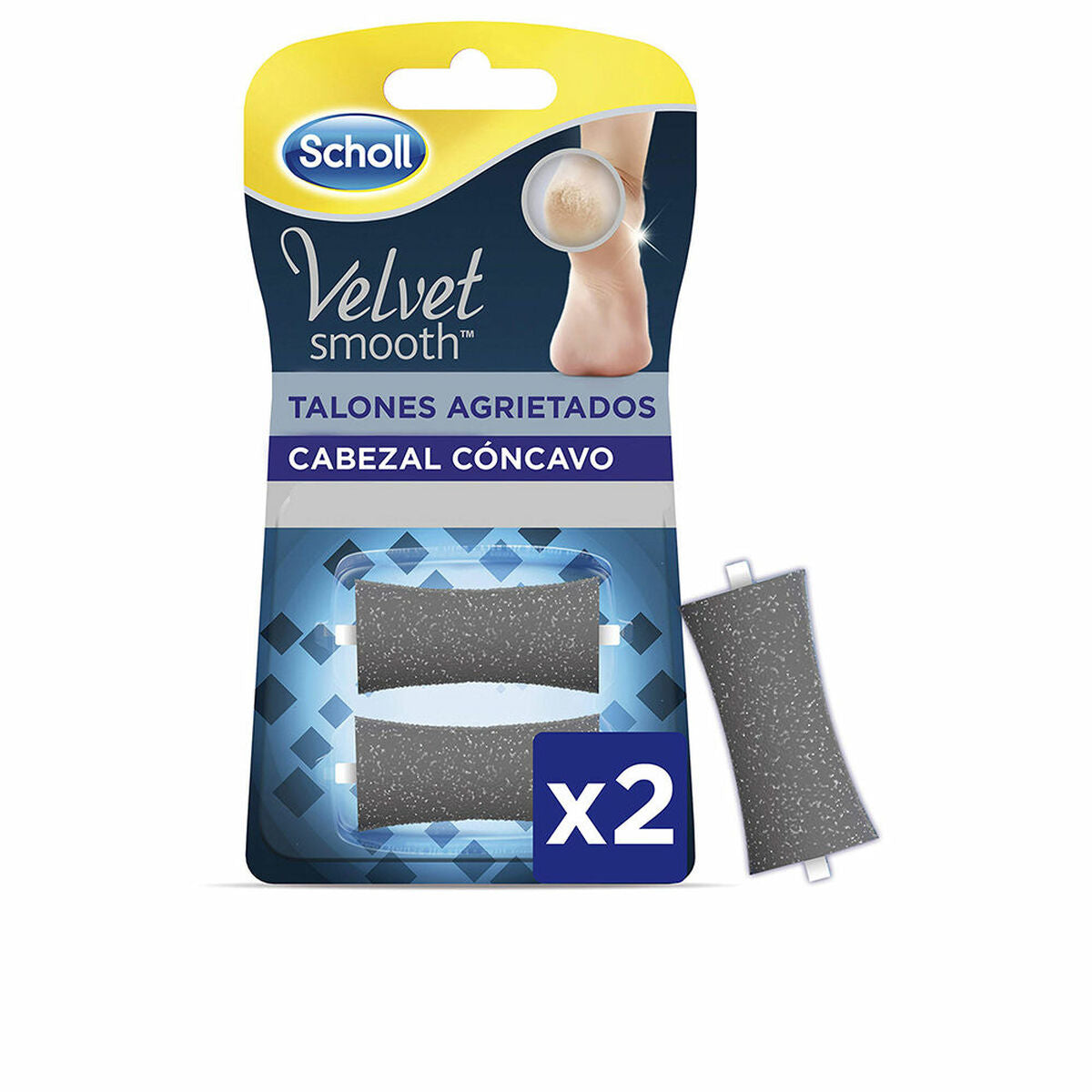 Foot Exfoliator Scholl Velvet Smooth (2 Units) product packaging