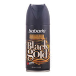 Spray Deodorant Men Black Gold Babaria BAB31345 (150 ml) product packaging