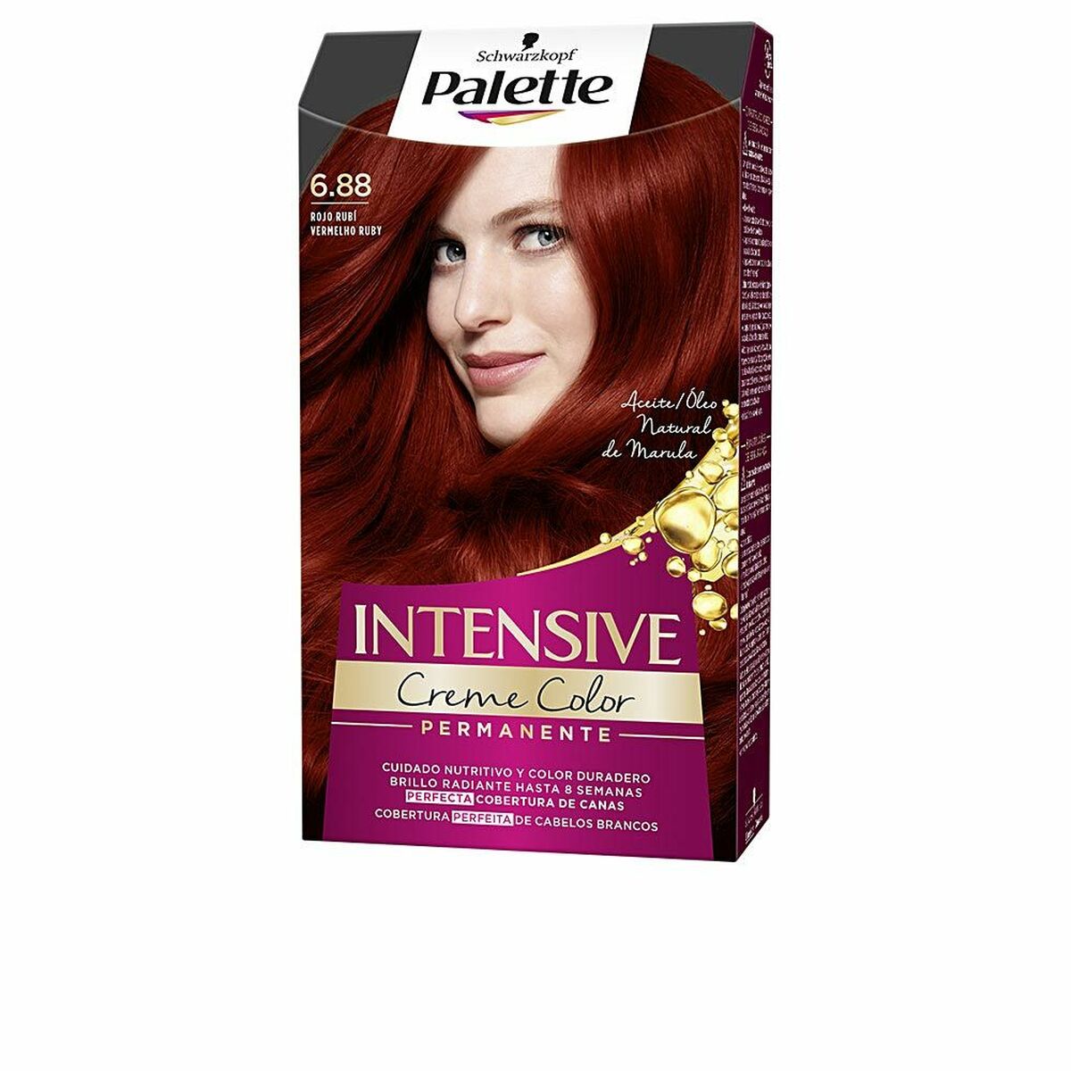 Permanent Dye Schwarzkopf Nº 6.88-Rojo Rubi (1 Unit) for Women product packaging