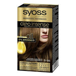 Permanent Dye Syoss Olio Intense Caramel Brown Nº 5,86 Platinum Blonde Nº 5.86-Castano Caramelo for Women product packaging