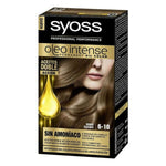 Permanent Dye Syoss Olio Intense Dark Blonde Nº 6,10 Platinum Blonde Nº 6.10-Rubio Oscuro for Women product packaging