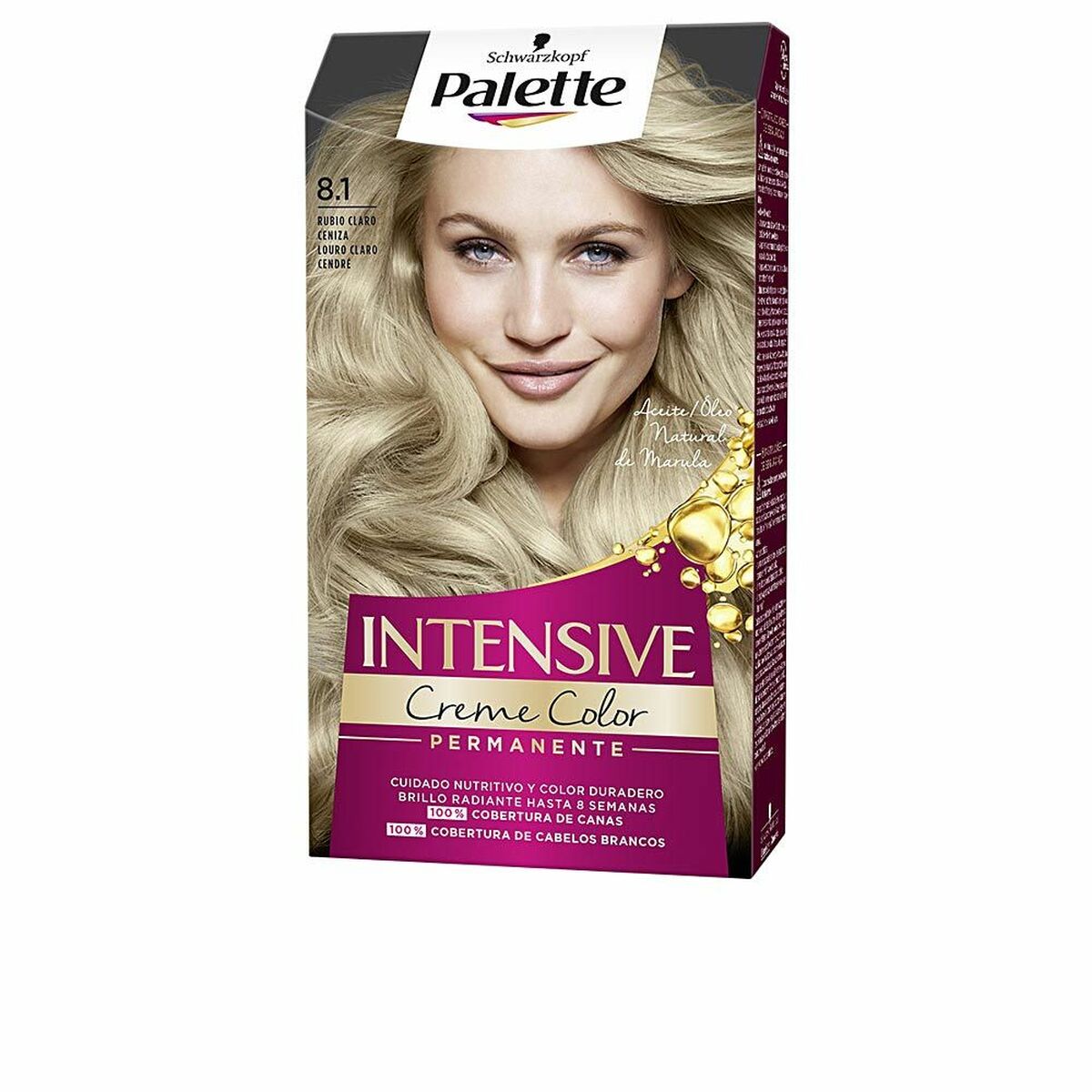 Permanent Dye Schwarzkopf BF-8410436247818_Vendor Nº 8.1-Rubio Claro Ceniza (1 Unit) for Women product packaging