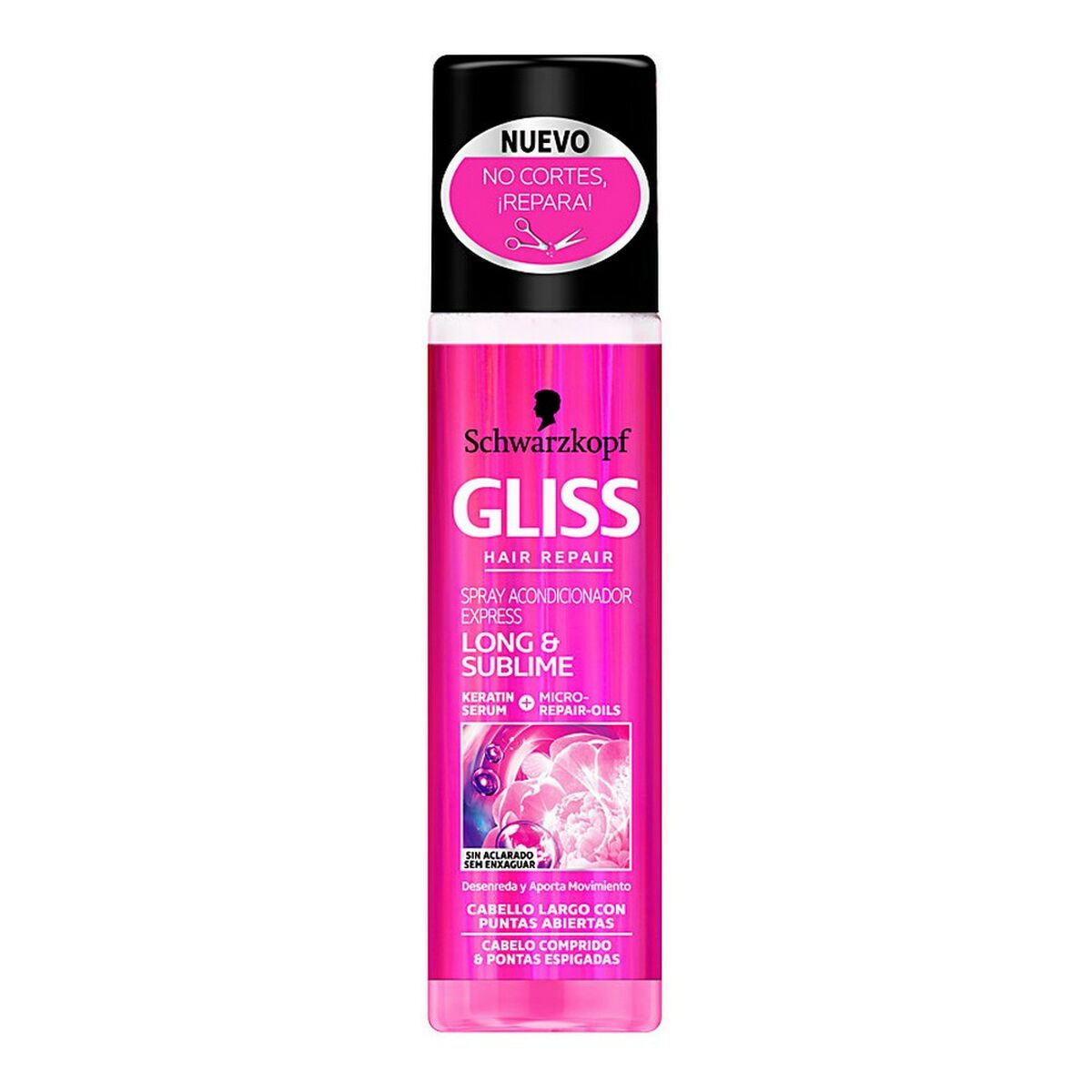 Conditioner Schwarzkopf Gliss Long Sublime 200 ml conditioner bottle
